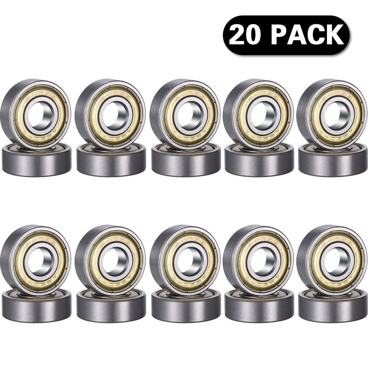 8 x 22 x 7 mm 20 Kugellager 608 ZZ 8 x 22 x 7 mm 20 Kugellager 608 ZZ